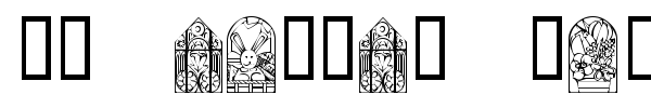 KR Easter Windows font preview